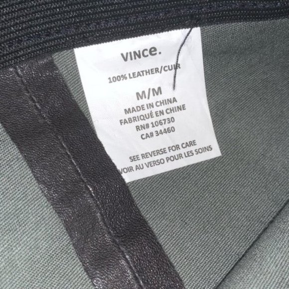 β¨ SOLD β¨ π Vince Lamb Leather Cropped Leggings - Picture 5 of 7